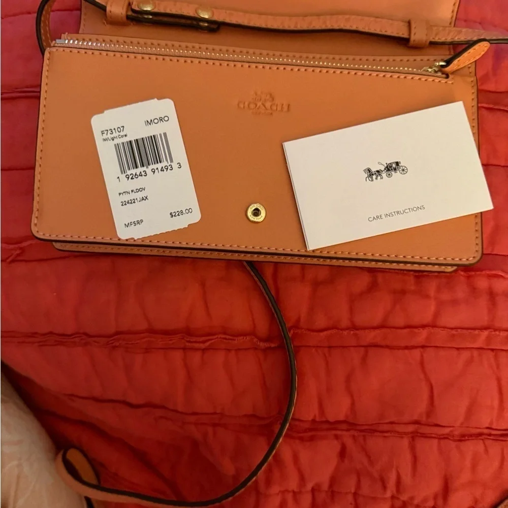Coach Hayden Python-Textured Crossbody Bag